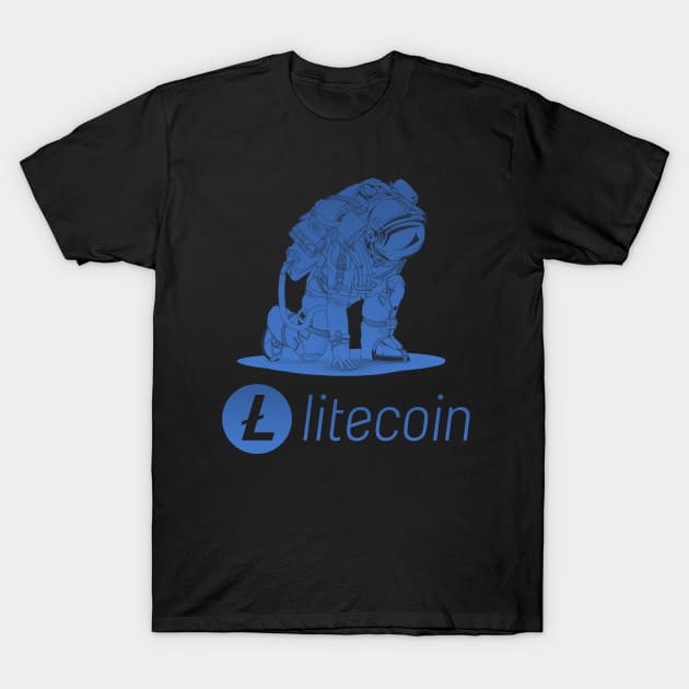 Litecoin ltc Crypto coin Crytopcurrency T-Shirt by JayD World